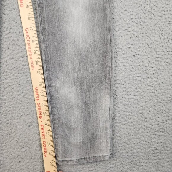 Jessica Simpson Jeans Women's 29 Malibu Skinny Gray Stretch Denim Pants - Picture 5 of 11